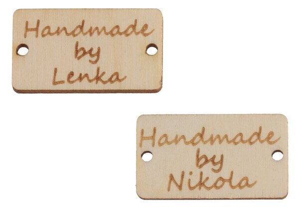 ČistéDřevo Tabliczka HANDMADE z własnym imieniem