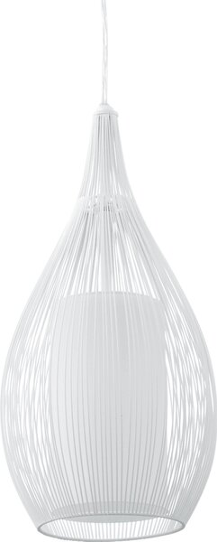 Lampa Eglo Razoni biała z metalu i szkła