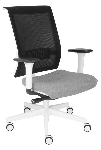 Fotel Level WS - ergonomiczny, obrotowy, siatkowy, wygodny dla kręgosłupa