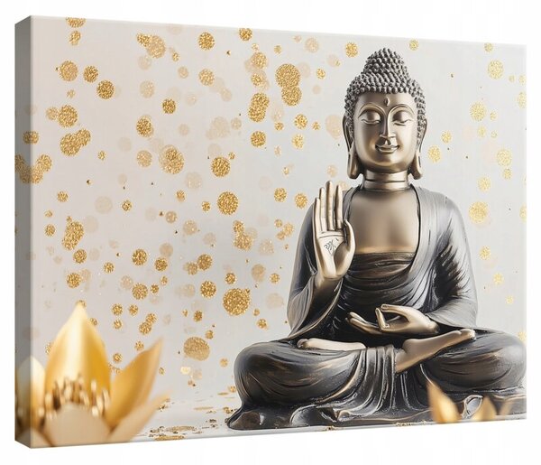 Obraz Na Płótnie Budda Beżowy Do Sypialni Salonu 60x40