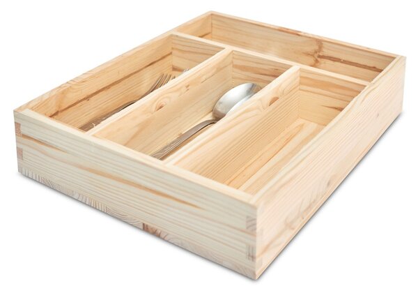 ČistéDřevo Organizer na sztućce 25 × 31 × 7 cm