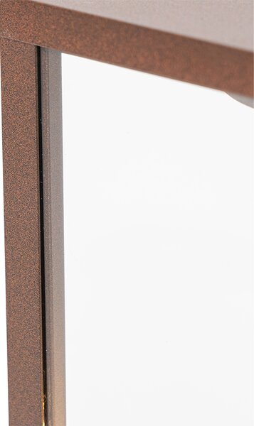 Przemysłowa stojąca lampa zewnętrzna rdzawy brąz 40 cm IP44 - Charlois