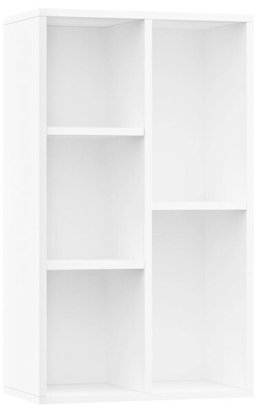Regał na książki/szafka, biały, 50x25x80 cm