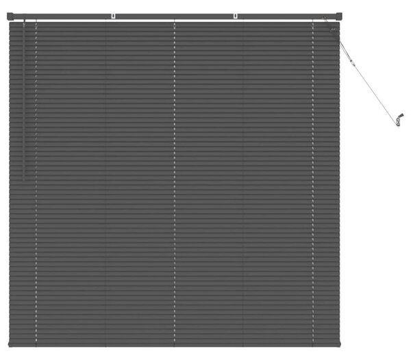Żaluzja wenecka pvc srebrnoszara 150 x 140 cm