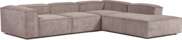 Narożna sofa modułowa XL ze sztruksu Lennon