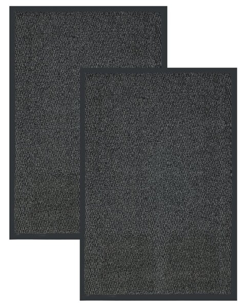 Wycieraczka pod drzwi Bruno 60x90 cm szary zestaw 2 szt
