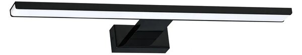 Czarny kinkiet do łazienki - N014-Cortina 13,8W 60x11,5x4 cm