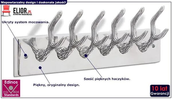 Zestaw wieszaków ściennych z porożami R1-L14