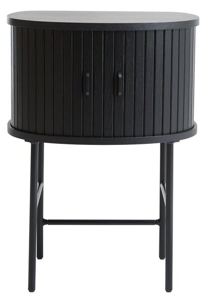 Czarna szafka nocna Nola – Unique Furniture