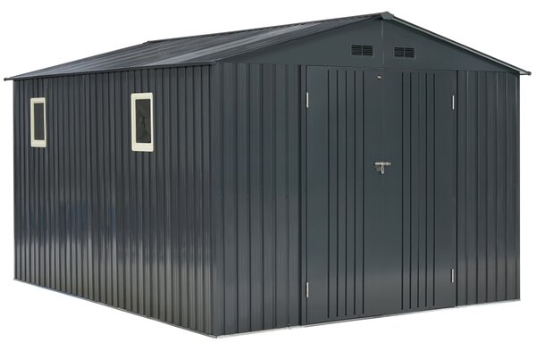 Domek narzędziowy z metalu Helsinki 3 x 3,7 m Store Boss antracyt