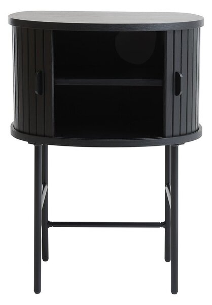 Czarna szafka nocna Nola – Unique Furniture