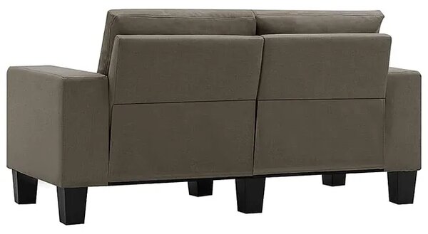 2-osobowa sofa taupe z podłokietnikami W3-F85