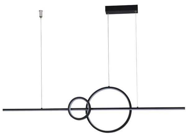 Lampa wisząca LED Azzardo SARA 35W czarna z 3-stopniowym ściemnianiem, nowoczesna AZ5259 BK