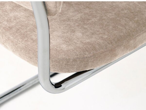 Beżowe krzesło Griffin – Unique Furniture