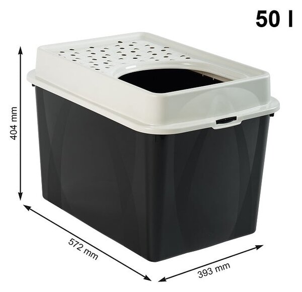 Kuweta dla kota 57,2x39,3 cm Eco Berty – Rotho