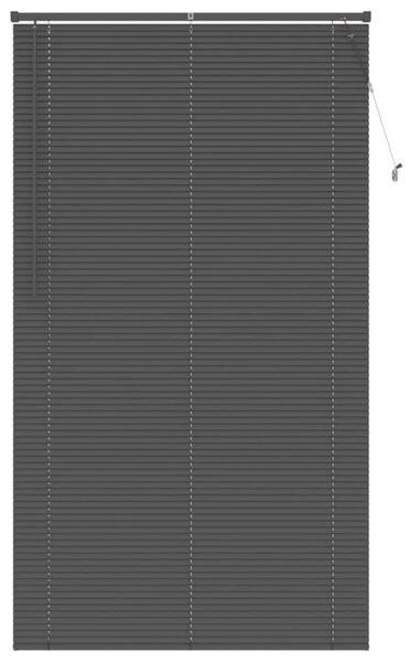 Elegancka Żaluzja wenecka srebrnoszara z pvc 213 x 110 cm