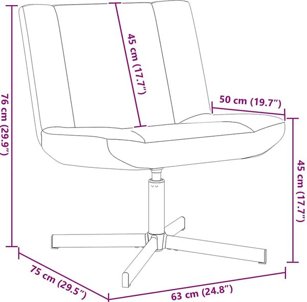 Różowy minimalistyczny fotel obrotowy B5-W26