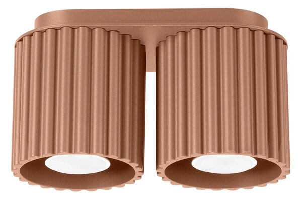 Nowoczesnay ryflowany plafon mocca G8-H87