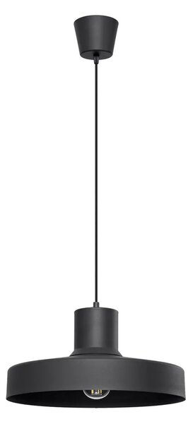 Czarna okrągła lampa wisząca L6-K26