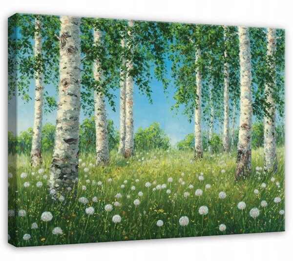 Obraz Na Płótnie Las Zielony Do Sypialni Salonu 120x80
