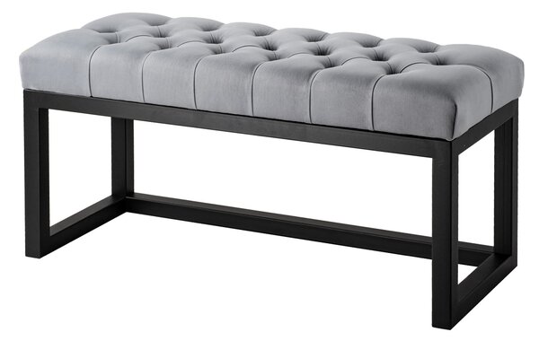 Ławka Pikowana Industrialna CLASSIC BLANCA - LOFT