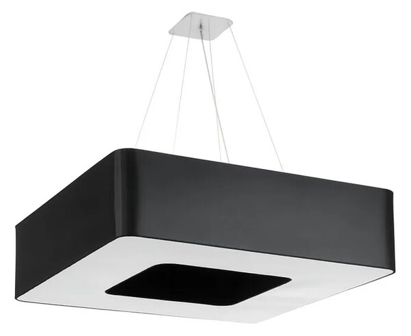 Czarny plafon wiszący 80cm H2-A05