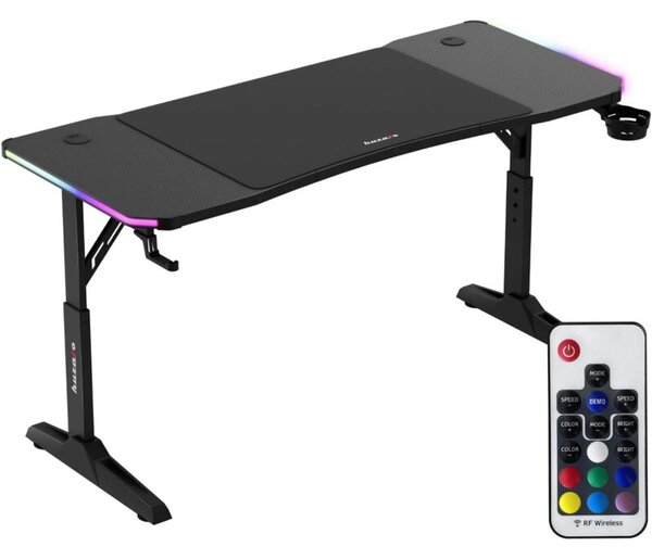Biurko gamingowe HUZARO Hero 3.6 RGB Czarny