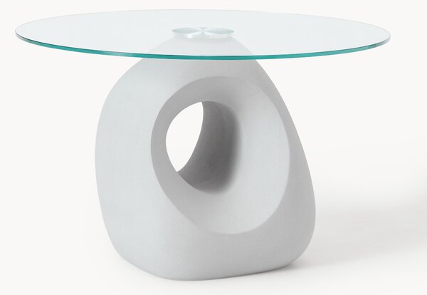 Okrągły stół do jadalni ze szklanym blatem Linus, różne rozmiary