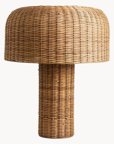 Lampa stołowa z rattanu Atum