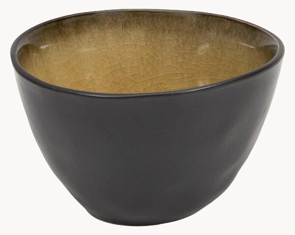 Komplet miseczek z kamionki Organic Reactive Glaze Pure, 4 elem