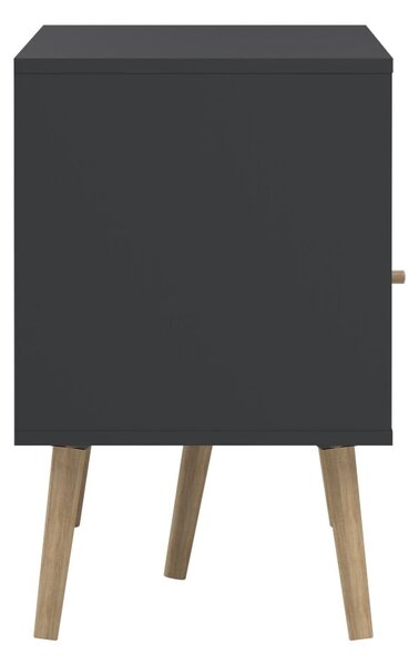 Antracytowa szafka pod TV 117x61 cm Bodo – Tvilum
