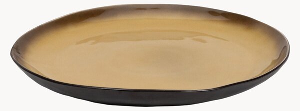 Komplet podstawek pod talerze z kamionki Organic Reactive Glaze Pure, 2 elem