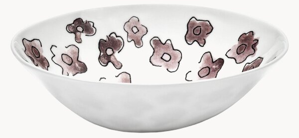 Komplet miseczek z porcelany kostnej Midnight Flowers, 2 elem