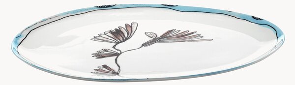 Półmisek z porcelany kostnej Midnight Flowers