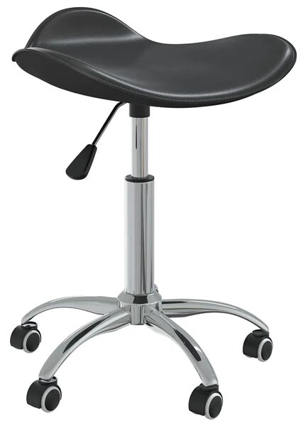 Czarny obrotowy regulowany taboret H0-Z98