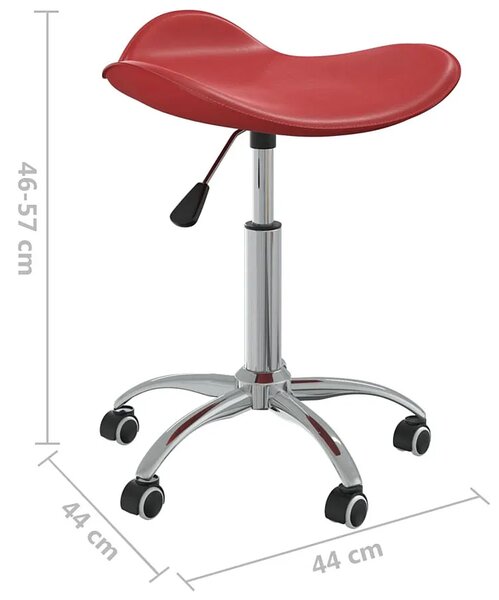 Obrotowy taboret regulowany czerwone wino D6-L93