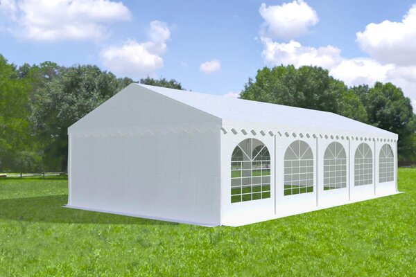 Namiot ogrodowy imprezowy 5x10m MAX 2m trudnopalny - Biały
