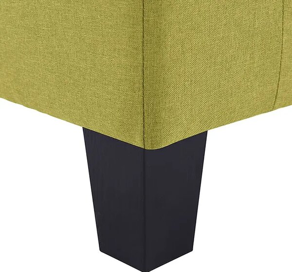 Trzyosobowa ekskluzywna zielona sofa - Ezof 3Q