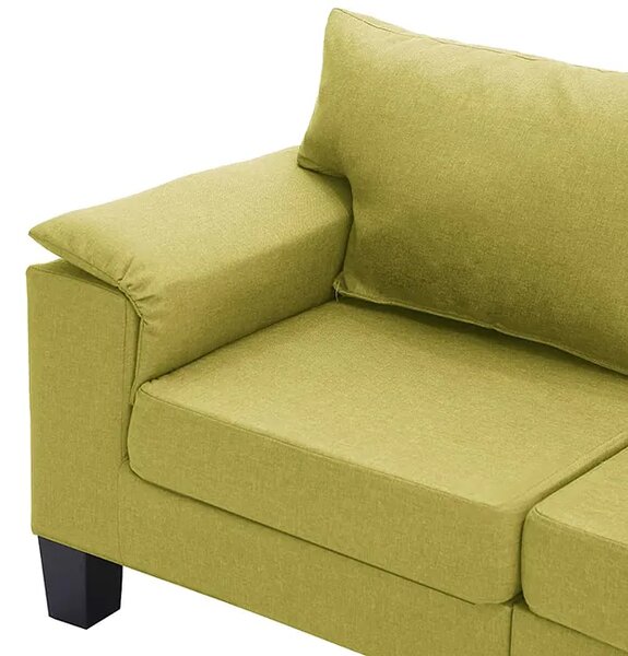 Trzyosobowa ekskluzywna zielona sofa - Ezof 3Q