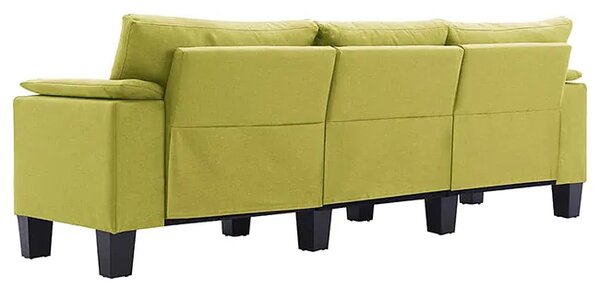 Trzyosobowa ekskluzywna zielona sofa - Ezof 3Q