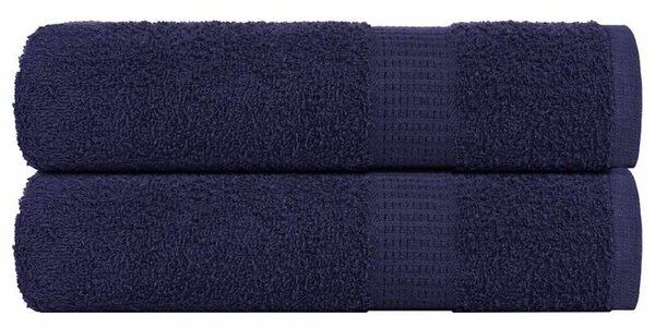 Ręczniki do rąk frogn 2 szt. granatowy 50x100 cm 360 g/m²