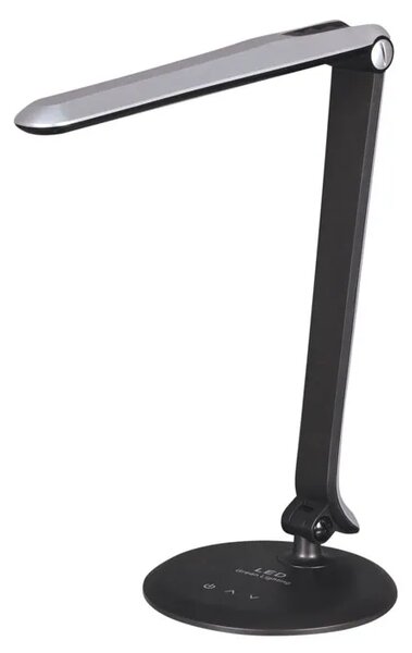 Srebrna nowoczesna lampka do biurka LED - S262-Mięta