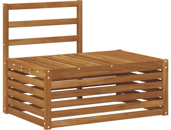 Sofa końcowa na zewnątrz naturalny 91 x 63 x 73 cm