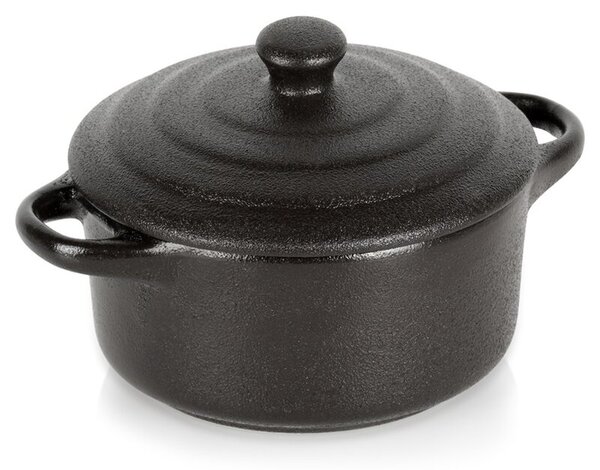 Miseczka do zapiekania porcelanowa z pokrywką 150 ML