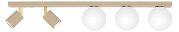 Lampa na listwie beżowa nowoczesna K6-A99