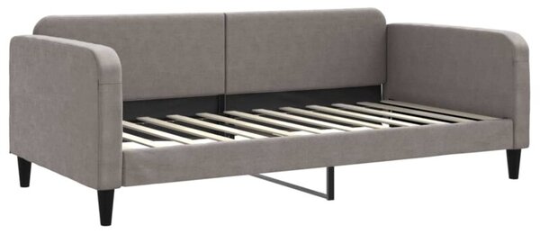 Sofa z funkcją spania, kolor taupe, 100x200 cm, obita tkaniną