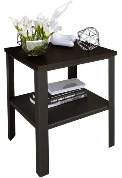 Stolik Kawowy Czarny W Stylu Loft Z5-W39