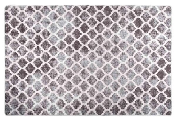 Biało-szary nowoczesny dywan 80x150 W4-H72