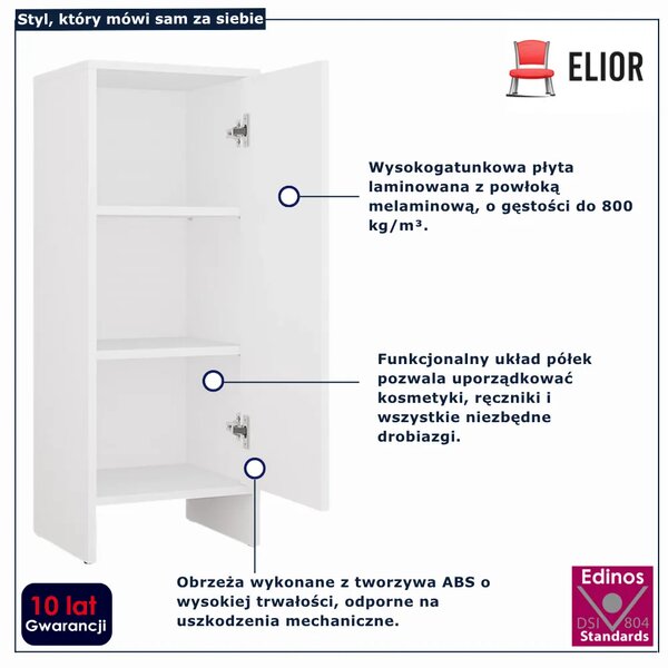 Biała stojąca szafka łazienkowa G9-Z29