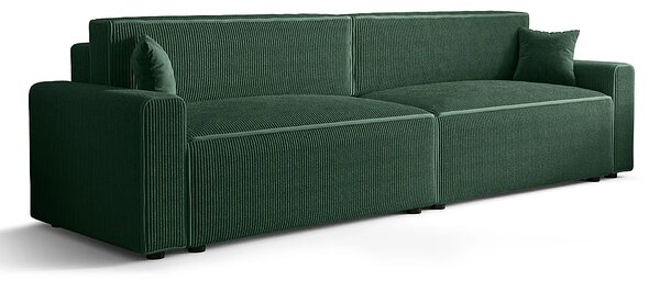 Ciemnozielona sofa z funkcją spania N5-A59
